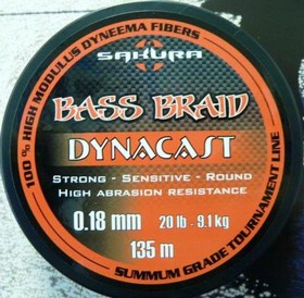   Sakura Bass Braid Dynacast 135 